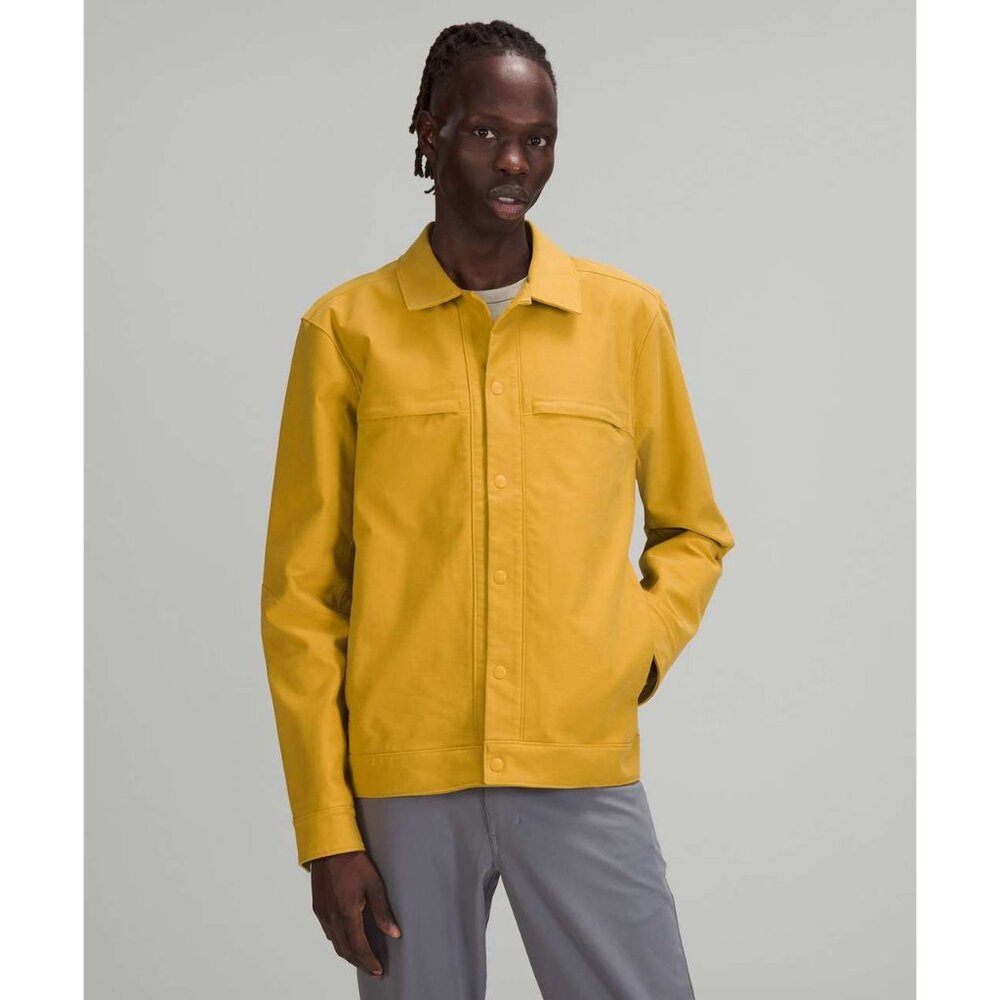 Lululemon City Excursion Jacket XL Parachute Yellow Lightweight Stretchy